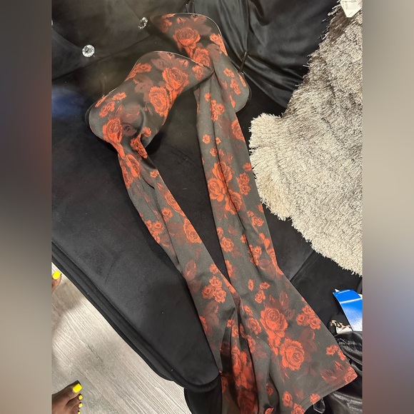 Dolce & Gabbana Floral Rose knee high boots - Picture 4 of 8